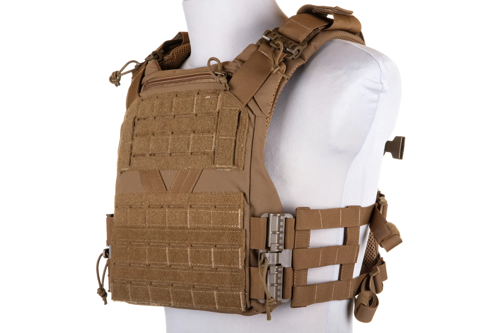 Wosport VE-83 Plaatdrager Tactisch Vest Coyote Bruin