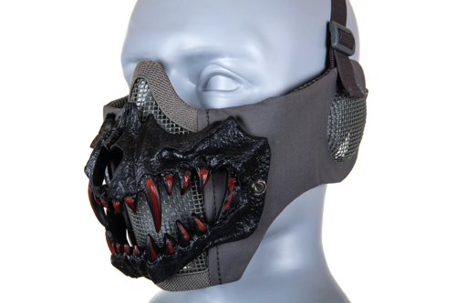 Maska Stalker EVO PLUS Fangs Ear Protection Szary
