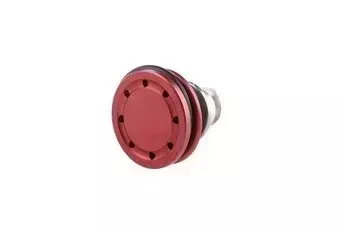 Aluminium piston head with bearing