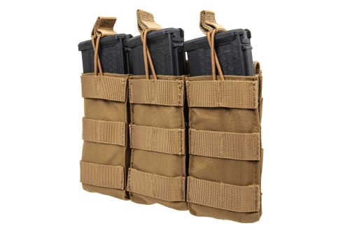 Cargador triple tipo abierto para cargadores M4/M16 Specna Arms Tan